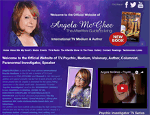 Tablet Screenshot of angelamcghee.com